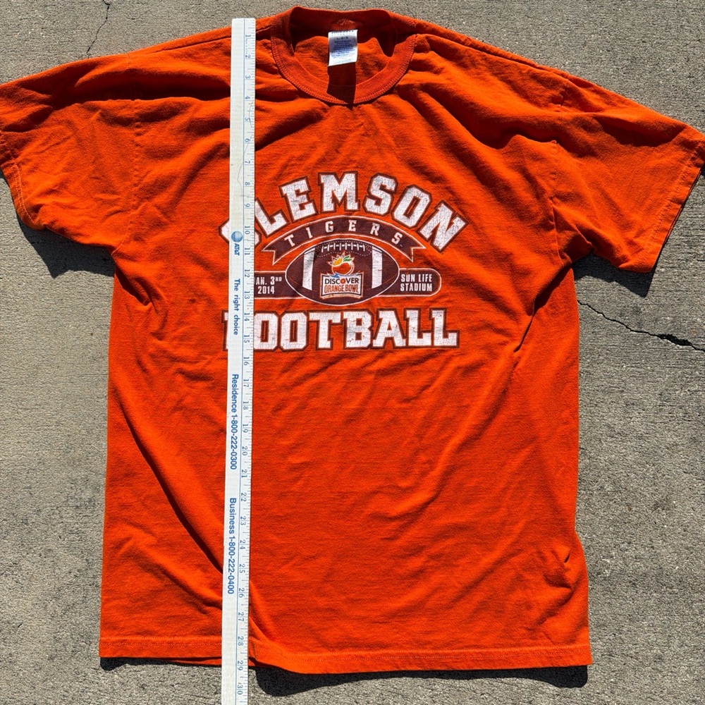 Clemson Tigers Orange Football T-Shirt 2014 - Picture 5 of 5